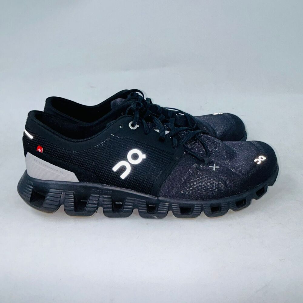 ON RUNNING CLOUD X3 WOMENS "BLACK COMFORTABLE FIRM ROBUST RUNNING SHOES SIZE 9B